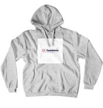 White TeaMetric Logo (No-Zip/Pullover)