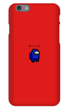 Blue is sus iPhone Phone Cases