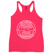 Forearm Shake Women's Racerback Tank - White Logo