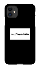 not_playrockstar iPhone Phone Cases