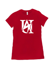 NEW UA Fem Cotton Tee White on Dark