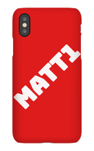 matt1 iPhone Phone Cases