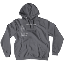 Trippa Snippa ingredients hoodie (pullover)