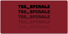 tsg_spiralz XXL Gaming Mousepad