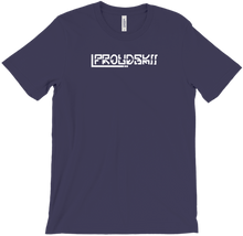 Proudskii White Text T-Shirt | Minimal Collection