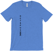 T-shirt black name+logo vertical