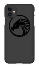 QcDragonz iPhone Phone Cases Black Logo