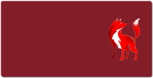 Tappetino XXL con il logo rosso di Atomix dem.