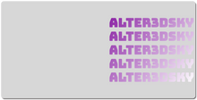 Alter3dSky Text XXL Gaming Mousepad
