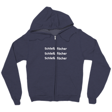 Reißverschluss Hoodie - Schließfächer