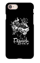Elizaveta iPhone Cases (White On Color)