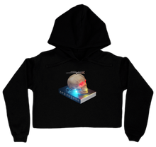 DC ENCHANTED TEXT Women's Cropped Hoodie
