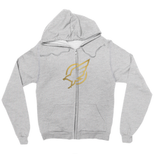Gold Eagle Zip Up Hoodie
