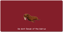 Walrus? XXL Gaming Mousepad