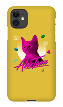 AlexTown Pink Cat Mascot iPhone Case