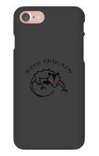 Reds Truckin Black Letters iPhone Cases
