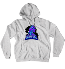 Black W/ White Stars Hoodies (No-Zip/Pullover)
