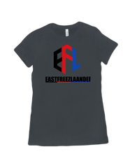 T-Shirt Frau EFL Schwarz/Rot/Blau