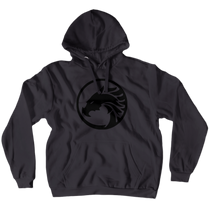 QcDragonz Hoodies (No-Zip/Pullover) Black Logo