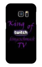 King of Twitch Samsung Schutzhülle (schwarz/weiß)
