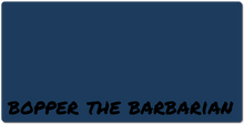 Bopper the Barbarian XXL Gaming Mousepad