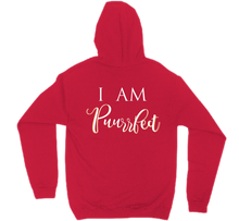 I Am Puurrfect Hoodie Back Print