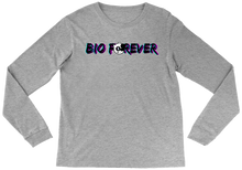 Bio Forever Long Sleeve - Black on Black Text