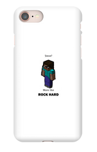 Rock hard iPhone Phone Cases