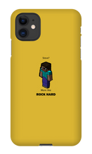 Rock hard iPhone Phone Cases