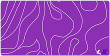 locxx squiggly purple XXL Gaming Mousepad