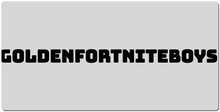 goldenfortniteboys XXL Gaming Mousepad