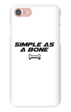 respect your bone iPhone Phone Case(white)