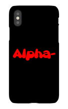 Alpha- iPhone Phone Case