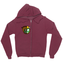 grinnydinotuber Zip Up Hoodie