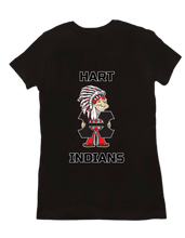 Women's Hart Indians T-Shirt - Back design