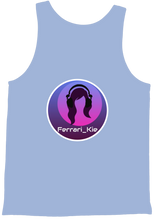 Ferrari White Border Tank Top