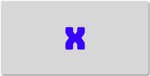 bluex XXL Gaming Mousepad BLUE X
