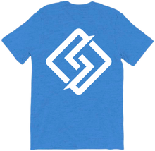 T-Shirt with large white logo on back