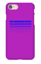 MILOSOSWEGMEN Iphone case (Blue)