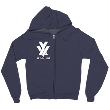 Solid Logo Zip-Up Hoodie