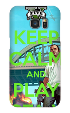 Keep Calm And Play Gta  Samsung Phone Case