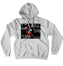 Red Blamed Hoodie