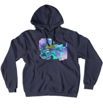 ghost rainbow smoke Hoodies (No-Zip/Pullover)