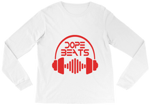 Dope Beats Long Sleeve Tee (Red Logo)