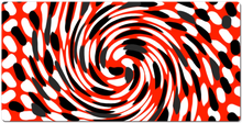 Red,Black and White Swirl XXL Gaming Mousepad