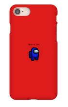 Blue is sus iPhone Phone Cases
