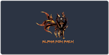 Alpha Fox Pack (Dark/Orange) XXL Gaming Mousepad
