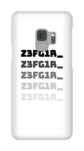 Z3FG1R_ Black Text Samsung Cases