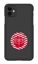 Fae's Xmas iPhone Case Candy Cane Red