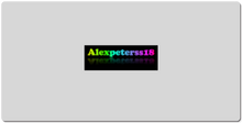 alexpeterss18 XXL Gaming Mousepad